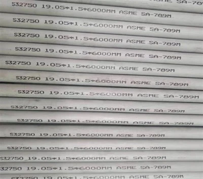 ASTM A789 S32750 Super duplexová oceľová trubica pre riešenie morskej vody